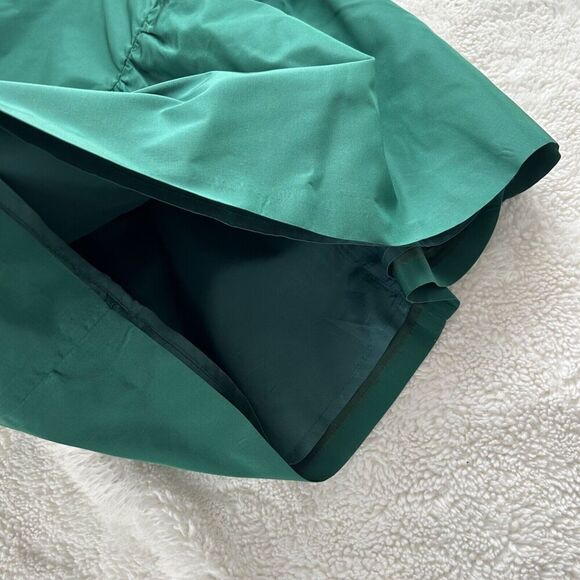 J Crew Womens Dress Size Petite 4 Emerald Green 100% Silk Waist Strapless‎ - Picture 9 of 9